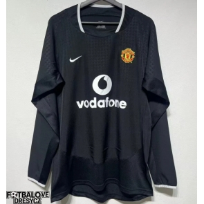 Manchester United 2003-2004 Retro Venkovní Dres Dlouhý Rukáv Manchester United 2003-2004 Retro Venkovní Dres Dlouhý Rukáv